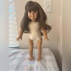 Pleasant Commpant White Bodied Samantha American Girl Doll Excellent condition